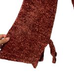 Sundance  burnt orange chenille long sleeve sweater size PS Photo 2