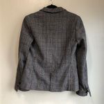 Uniqlo Ines de la Fressange Paris  Women's Blazer size small grey blue plaid Photo 5