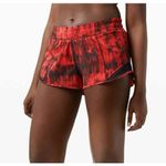 Lululemon Hotty Hot Short II 2.5" Game Day Red Black Size 10 Photo 0