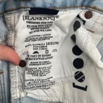 BLANKNYC Madison Crop High Rise Distressed Bandana Patch Jeans Size 25 Blue Photo 6