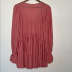 Free People  Don't Call Me Baby Thermal Tunic Dress Pink Size Small NWT Photo 4