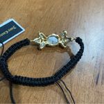 Juicy Couture  B-Gem Stone Black Braided Friendship Bracelet Photo 4