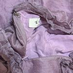 The Vintage Shop Lilac Mini Dress Photo 3