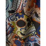 Nan Made Skull Leggings M Cute Whimsy Goth Colorful Streetwear Punk Biker Skater Orange Size M Photo 1