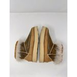 UGG  Womens Boots Brown Fluff Punk Toscana Sheepskin Suede Zip Ankle Booties US 7 Photo 7