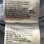 H&M Baby Blue 100% Cotton Popcorn Bell Sleeve Blouse, size 6 Photo 11