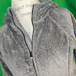 Burton  Womens Gray Plush‎ Fleece Full Zip Hoodie Jacket Small Photo 2