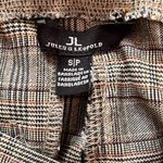 Jules & Leopold  Tan Plaid Flare Pants Photo 9