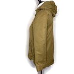 ZARA  Green Outwear Puffer Hooded Jacket Size XS Distressed Pockets Full Zip‎ Photo 1