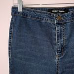 Ashley Mason Joni Dark Wash High Rise Raw Step Hem Skinny Jeans Photo 2