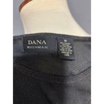 Dana Buchman Black and gold semi-sheer sparkle top going out NYE holidays bling party, Size M Photo 6