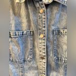 BLANK NYC  Cinched Denim Shirt Size XS Photo 2