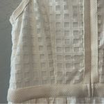 Dress Barn  white sleeveless check windowpane lace style sundress size 6 Photo 1