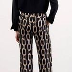 NWOT NILI LOTAN Germaine printed silk straight pants Size 0 Photo 1