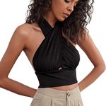 ZARA Criss Cross Wrap Halter Top Photo 0