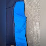 Fabletics On-The-Go PowerHold Deep Navy/Electric Blue Biker Shorts Medium 6” NEW Photo 2