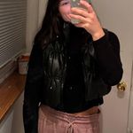 H&M Faux Leather Vest Photo 0