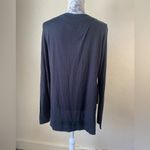 UGG  long sleeve side‎ tie tunic, black size large Photo 3