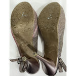 Womans Candies Caschullernulti Rose Gold Glitter Platform Pumps 8.5 M Photo 6