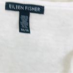 Eileen Fisher  White Linen Open Front Cardigan Long‎ Sleeve Waterfall Size XS Photo 3