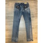 Montana West Montana Embellished Jewel Y2k Low Rise Womens Jeans Size 5/6 Photo 3