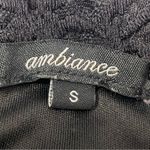 Ambiance Bodycon Dress Juniors S Floral Black Lace Lined Short Sleeve Stretch Photo 7