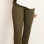 MM.LaFleur  Dark Olive Green The Foster Pants PowerStretch Size 16 Photo 0