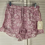Rachel Ashwell NWT  Womens Purple Floral Sleep‎ Shorts Medium Photo 0