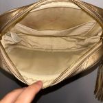 Lilly Pulitzer  Dessa Quilted Leather Gold Crossbody Bag with Tassel Photo 6