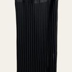 EXPRESS Black Red Lace Pleated Sleeveless Cocktail Midi Dress Size 6 Photo 5