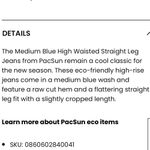 PacSun NWT High Waisted Straight Leg Jeans Photo 4