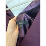 Lulus NWOT Enchant My Love Dark Purple V-Neck Long Sleeve Maxi Dress Size XL Photo 6