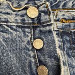 Banana Republic  Women's Blue Wash Denim Jeans Button Fly Made USA Size 4 Regular Photo 2