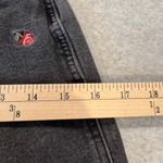 Hollister Vintage Y2K  Curvy High-Rise Mom Jeans Rose‎ Embroidered Black sz 00R Photo 10