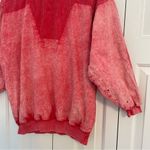 Vintage Y2K Distressed Acid Wash Corduroy Pullover Sz Medium Streetwear Pink Photo 4