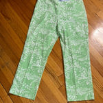 Tommy Hilfiger  Mint Green Floral Trousers Photo 0