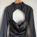 House Of CB NEW  'Toira' Black Draped Corset Mini Dress Medium Photo 8