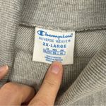 Champion Reverse Weave Grey Turtleneck Sweater Womens 2X Pullover Casual Boxy Photo 3