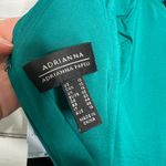 Adrianna Papell Adrianna Papel Ruffle Long Formal Dress Emerald Green Size 10 Photo 4