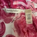Ambrielle Pink Floral Satin Robe Photo 3