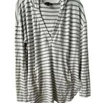 Banana Republic Women's Striped Hooded Long Sleeve hoodie/coverup Size L Photo 0