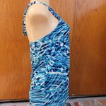 Outback Red  Aqua Swirl Halter Top, Medium Photo 2