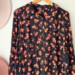 Ann Taylor floral button down shirt dress SIZE XL STYLE #575861 pumpkin patch Photo 9