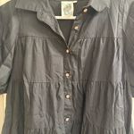 Queen of Sparkles Black Dress with Bedazzled Hearts Size M Photo 3