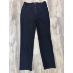 J Crew Stovepipe Signature Stretch Black Button Fly Jeans Womens Size 27 Photo 1