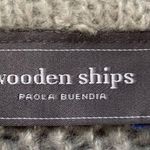 Wooden Ships  Black & Gray Ombré Knit Wool & Mohair Blend Cowl Neck Sweater M/L Photo 1