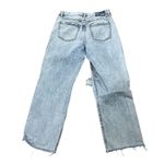 Daze Women's High Rise Distressed Straight Leg Jeans Blue Size 27 Photo 5