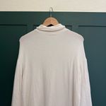 Reformation Aspen Knit Long Sleeve Turtleneck Sweater Dress Cream Photo 8