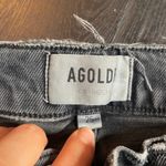 AGOLDE  High Rise Straight Leg Black Wash Jeans Women Size 25 Photo 3