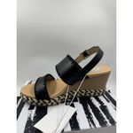 Dolce Vita Black Esmaya Espadrille Platform Wedge Sandals NEW Size 8.5 Photo 7